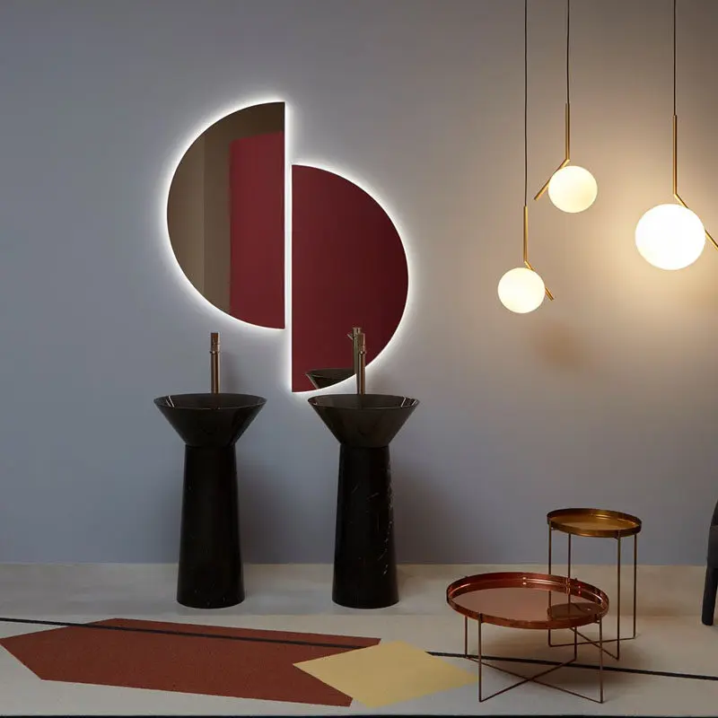 European Living Room Mirror Full Body Long Makeup Hanging Fashion Interior Save Space Cheap Mirror Unique Espelhos Home Decor