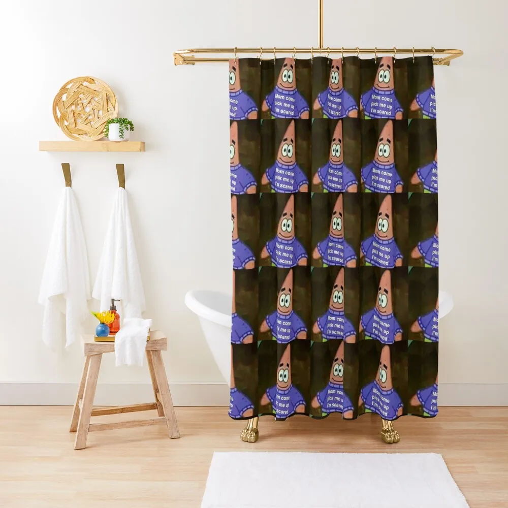 

Mom come pick me up I'm scared meme Shower Curtain For The Bathroom Window Bathtub Curtain