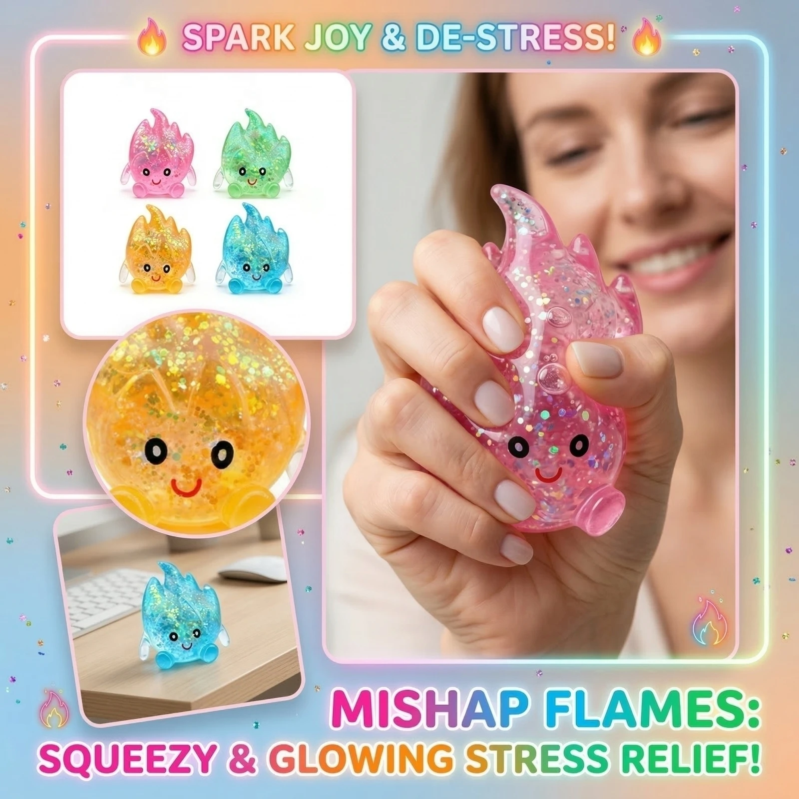 Relax Aquishy Fidget Spinners Sensory Squish Soothe Squish Party Gifts Anxiety and Stress Relief Supplements