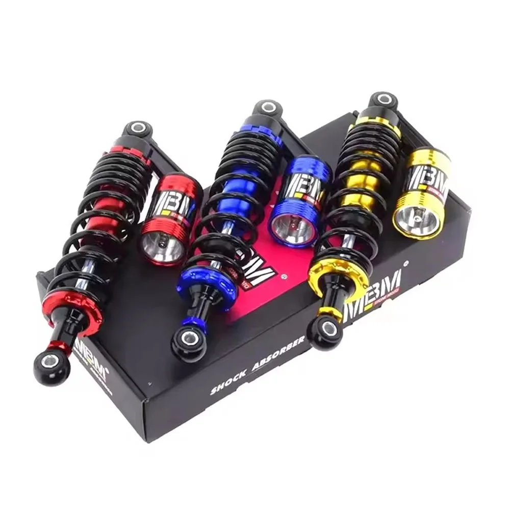 Universal 320mm 12.6'' Motorcycle Adjustable Rear Shock Absorbers MBM CNC Electric Motorcycle Rebound Damping Shock Absorbers