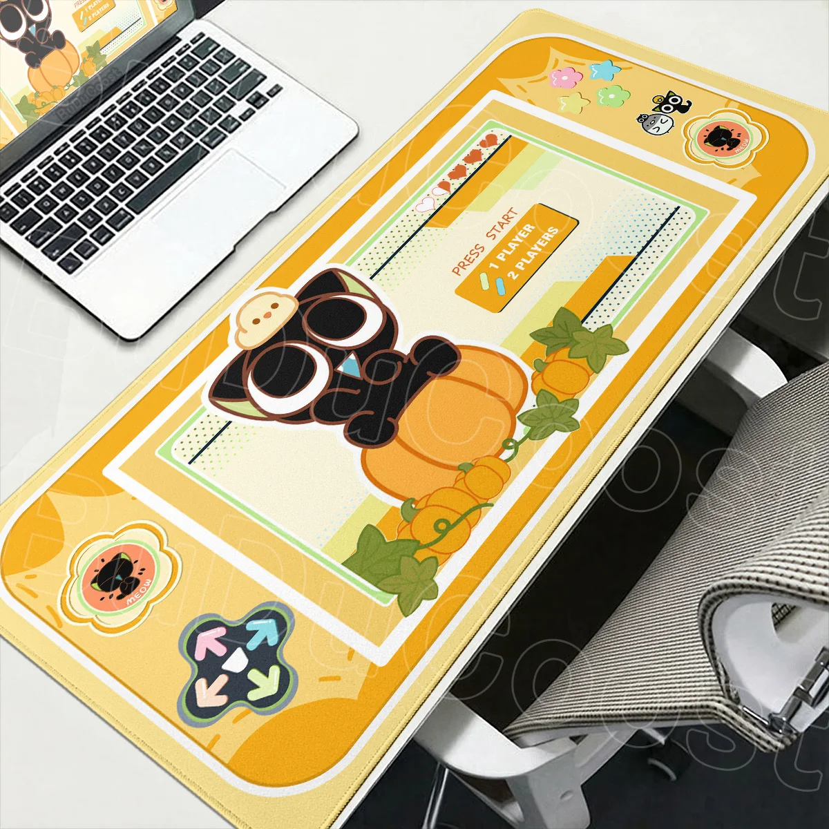 Mousepad Anime Luoxiaohei Office Table Pad PC Gaming Setup Accessories XXL Switch Gamer Speed Keyboard Mausepad With Suture Edge