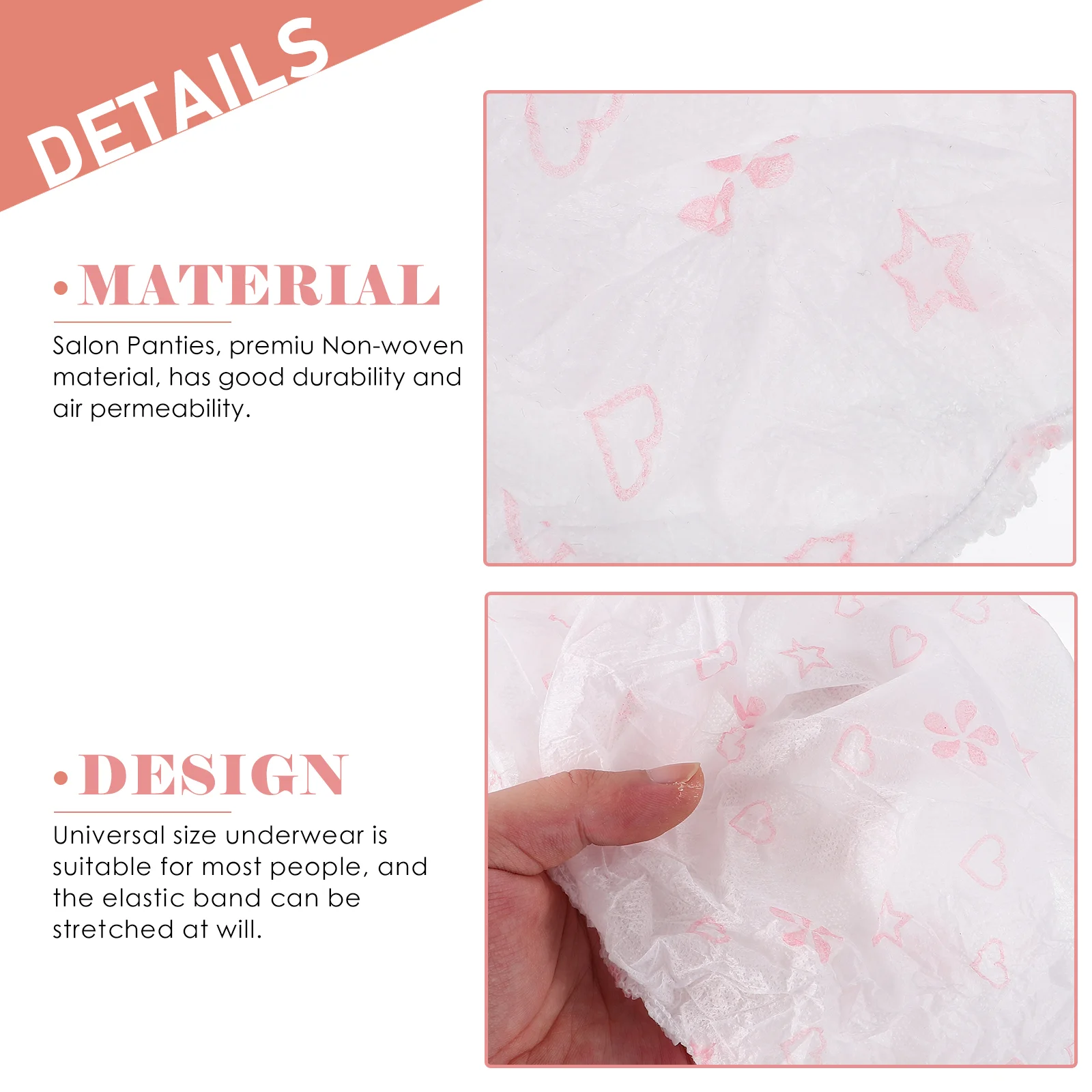 25 Pcs Maternity Disposable for Women Pregnant Woman Ladies Panties Non-woven Fabric Spa Massage