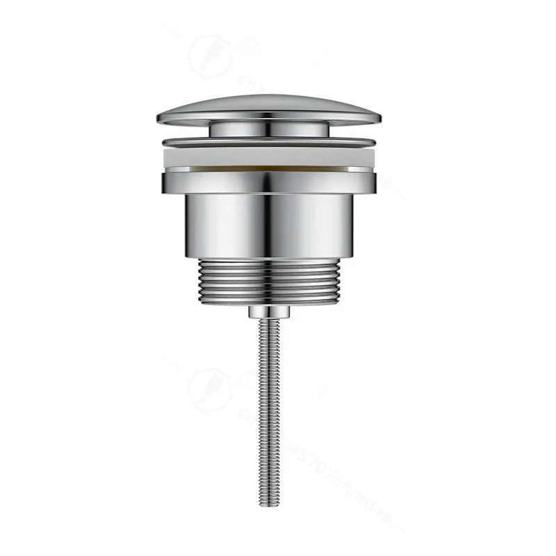 Solid Brass Basin Pop‑Up Drain Kit, Large Cover With Overflow Hole Universal Bathroom Sink Drain Assembly Easy Install