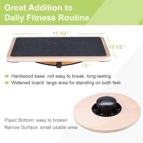 Professional Wooden Balance Board Office Wobble Roller Core Strength Stability Desk Accessory Anti-Slip Home Furniturepromote sa