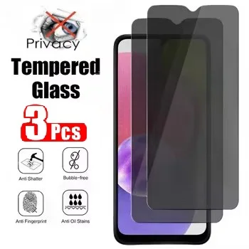 3Pcs Privacy Tempered Glass For Samsung A25 A23 A22 A14 A13 A12 A21 A21S A20S A20e A11 A10 A10S A05 A05S A04S Screen Protector