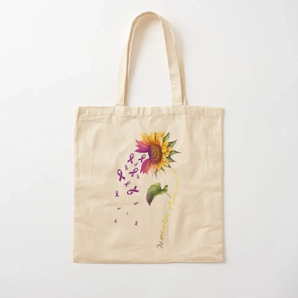 Sunflower Dementia Awareness  Tote Bag shoping bag bag luxury women Cloth