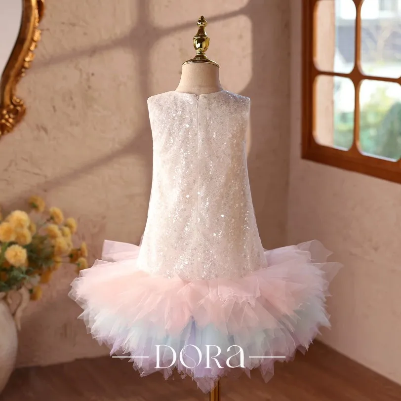 Neues Hochzeitskleid, Brautkleid, Kleid für Klavierauftritt, Geburtstagsfeier-Kleider für Mädchen A5078, Großhandel für Abendkleider für Mädchen – Detail 6