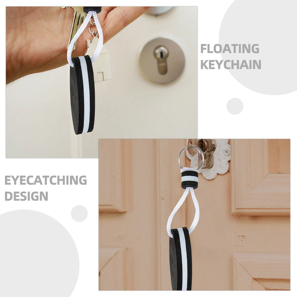 

5Pcs Surfboard Key Chains Floating Key Holders Vibrant Waterproof Accessories for Outdoor Activities and Travel