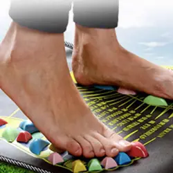 Foot Therapy Massage Mat Acupressure Toe Blood Circulation Mats Helps to Eliminate Toxin in Human Body