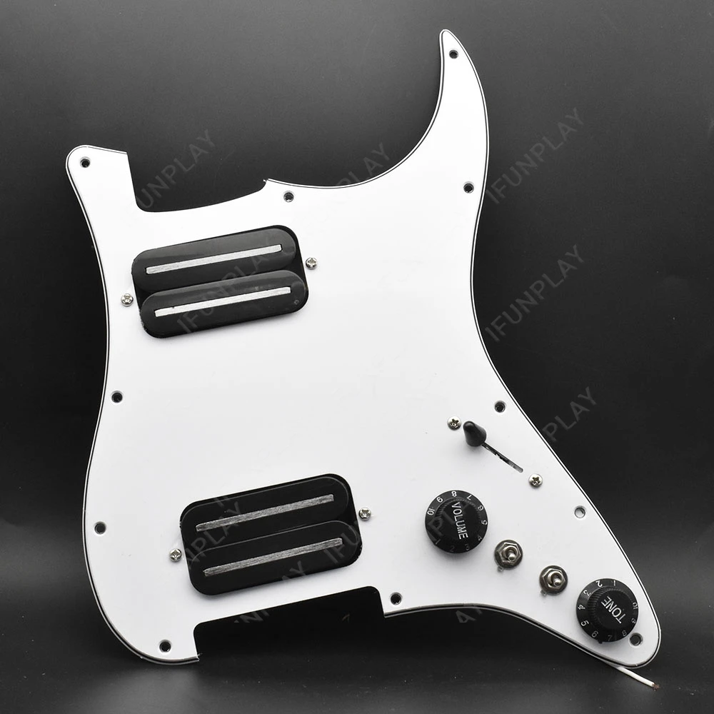 HH Prewired هامبوكر بيك جارد بيك اب محملة بيك جارد بيك اب ST الغيتار الكهربائي #3