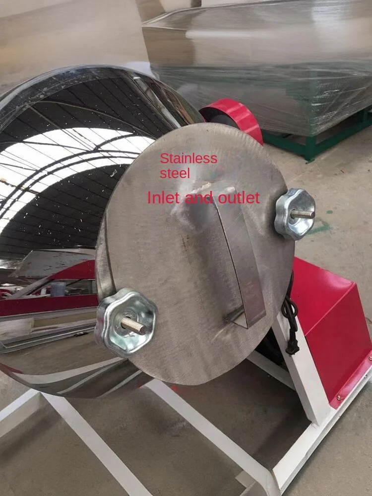 Waist drum type feed mixer, mixer, stainless steel commercial food dry powder particle powder mixer, mixer