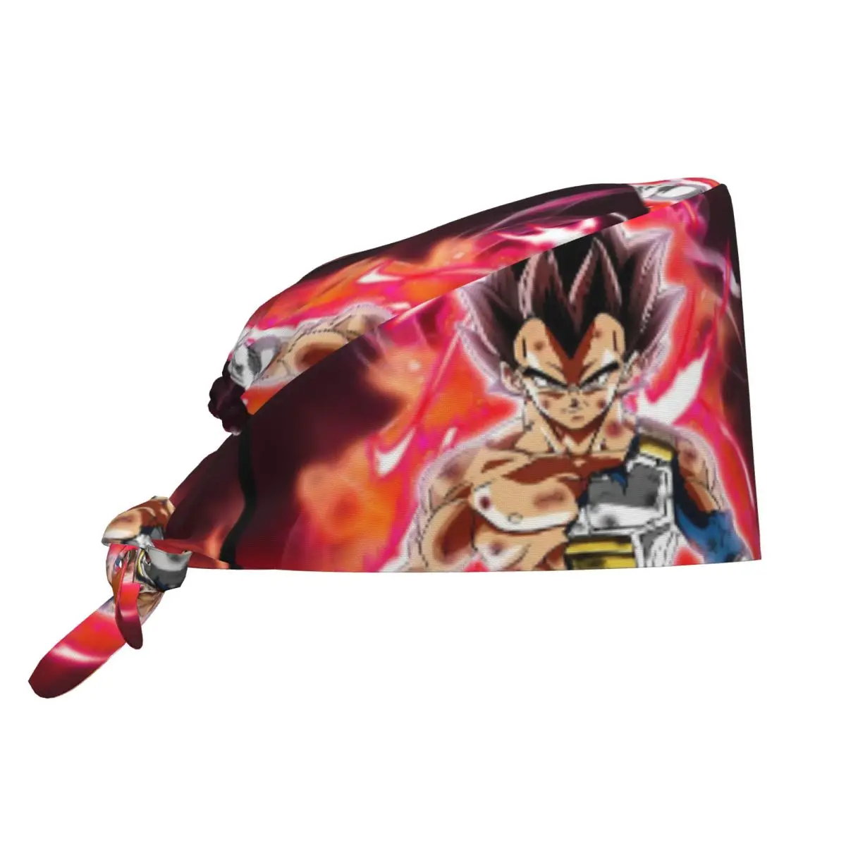 

Dragon Ball Z Vegeta Зубная Check Хирургическая Кепка DBZ Уход за домашними животными Кепки для кормления и работы Шляпа Винтажный стиль унисекс Скраб-шляпа