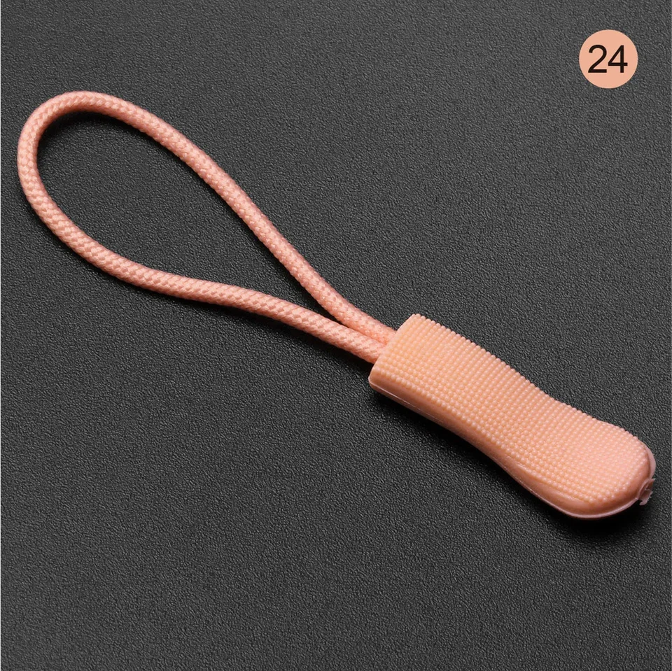 10pcs Colorful Zipper Puller Cord Zip Puller Replacement Ends Lock Zips Travel Bags Clip Buckle Sport Garment Parts, image 6