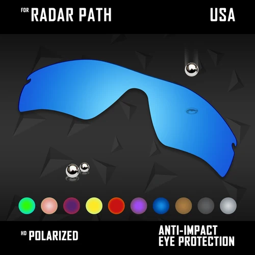 Reemplazos de lentes polarizadas OOWLIT para gafas de sol Oakley Radar Path