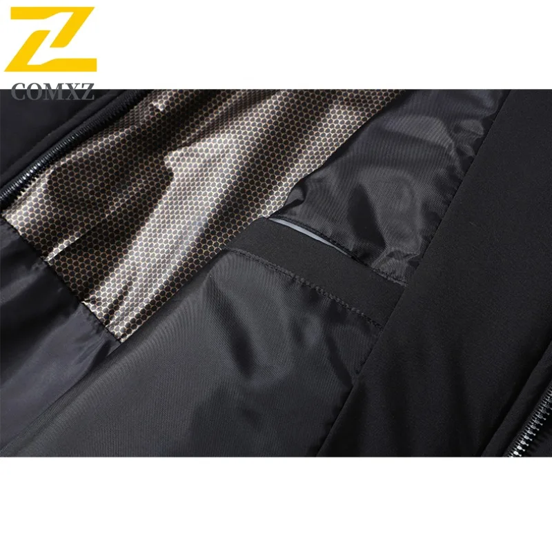 COMXZ Luxurious Men Parker Baseball Collar Outdoor Fishing Lightweight Coat Leisure Daily Style Cold Protection Winter Garment
