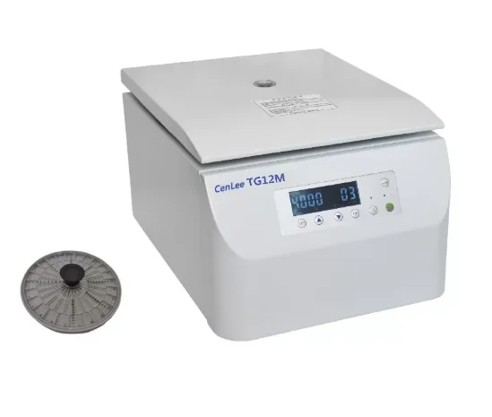 Centrifuga capillare con display LCD per microcomputer TG12M 12-24 pezzi Micro ematocrito per laboratori