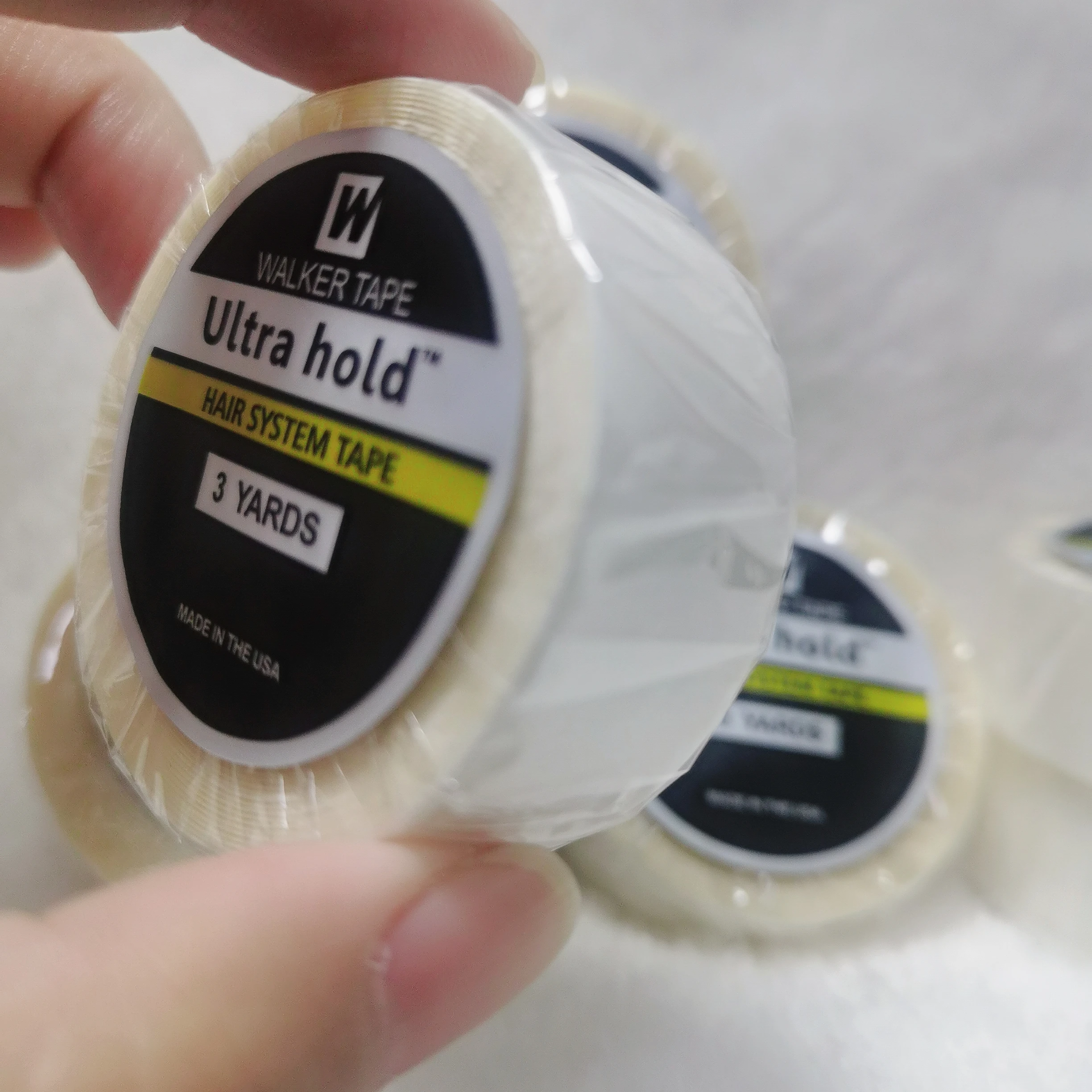 3Yards Lace Wig tape glue for hair extensions Strong Hold Adhesive Tape glue for wig  Lace Wig Glue Hair System Tape For Toupees
