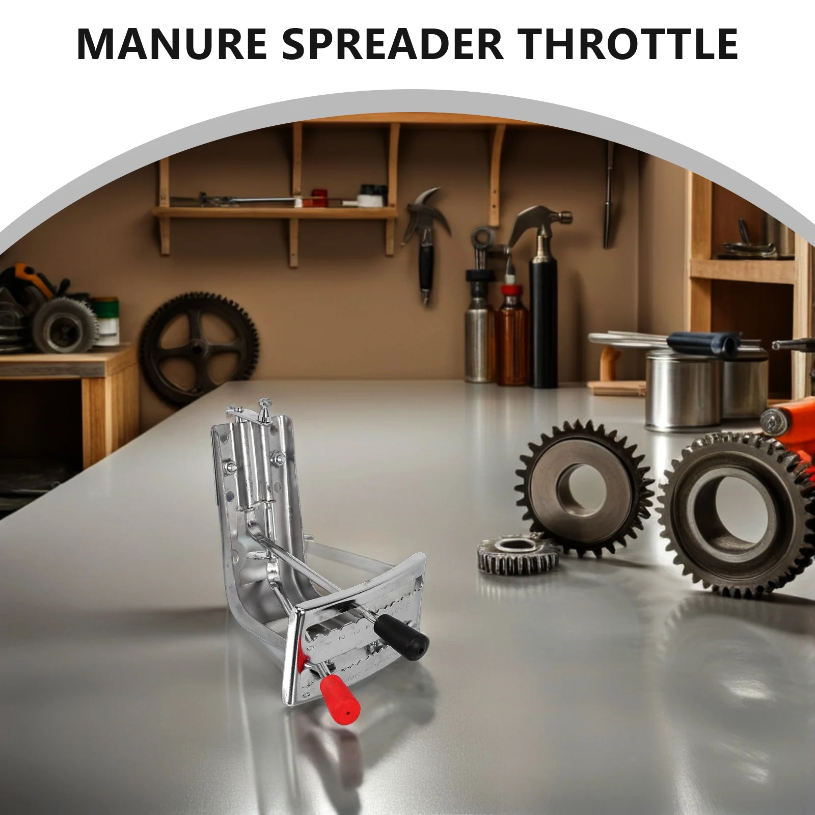 

Fertilizer Spreader Control Switch Stainless Steel Throttle Lever For Agricultural Use Durable Weather Resistant Spreader