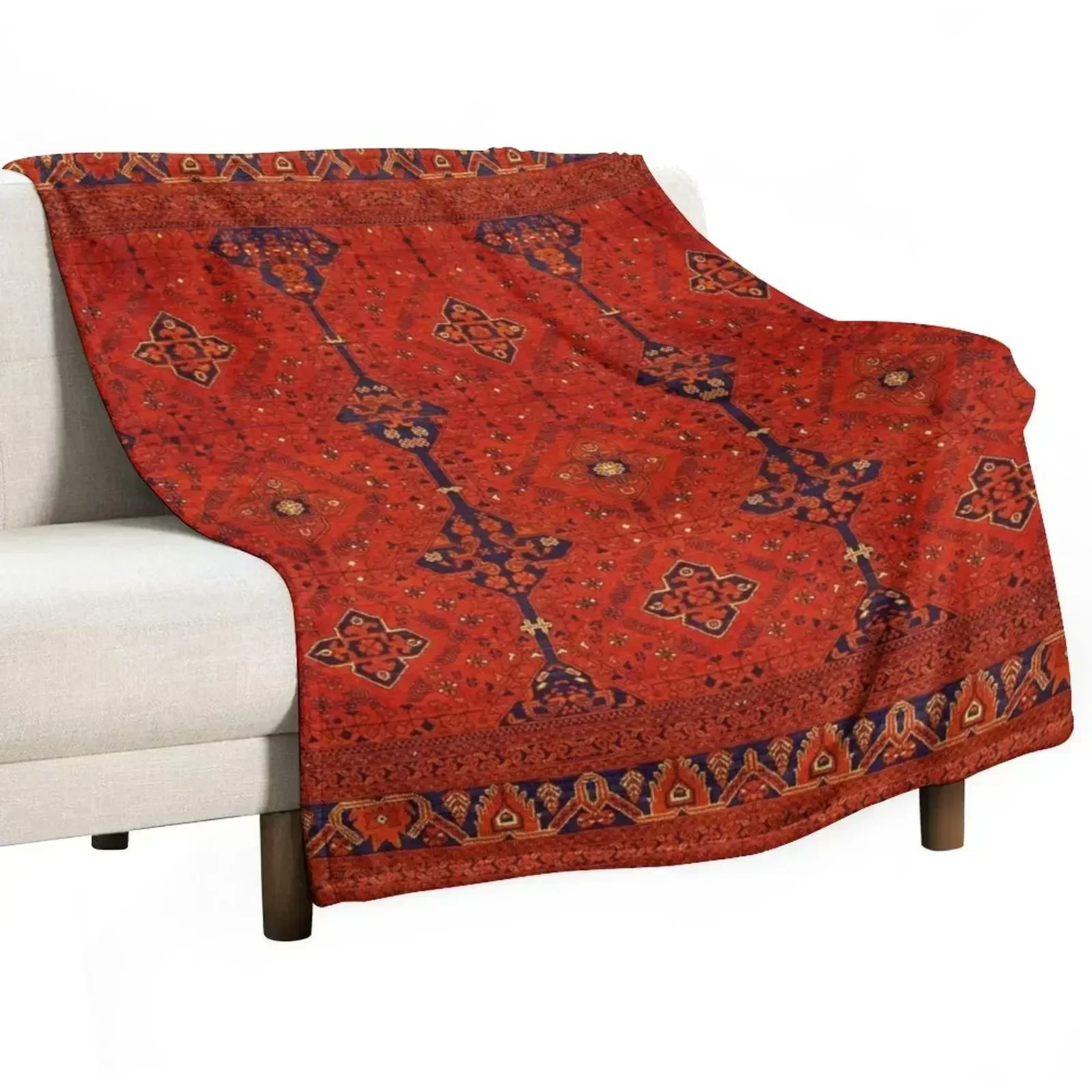 Red Heritage Berber Traditional Moroccan Style Throw Blanket Picnic decorative Tourist Thin Decorative Sofas Blankets