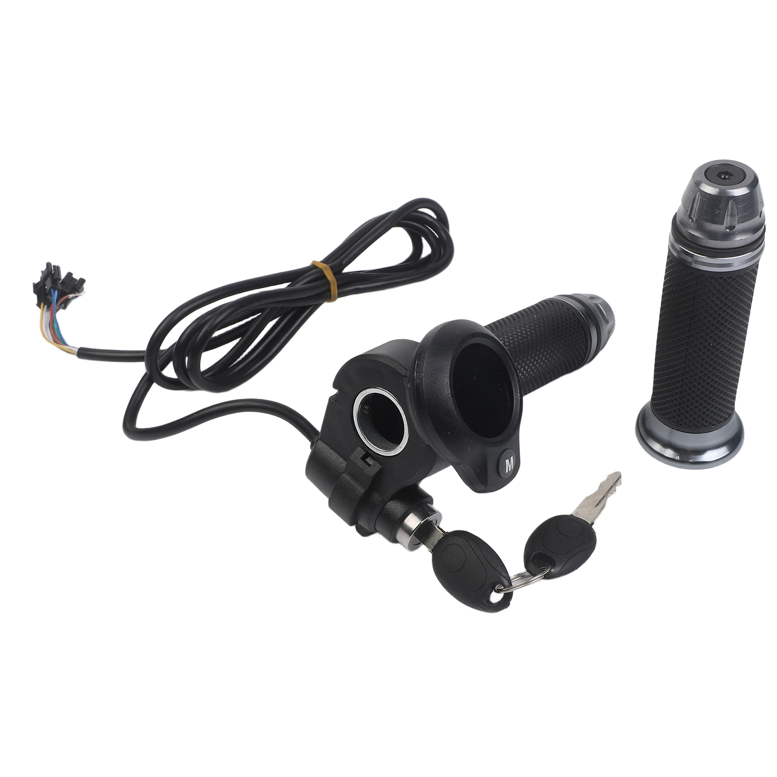 

Electric Bike Throttle Handle E-Bike Throttle Electric Scooter Handlebar Electric Scooter Throttle Grip Charger
