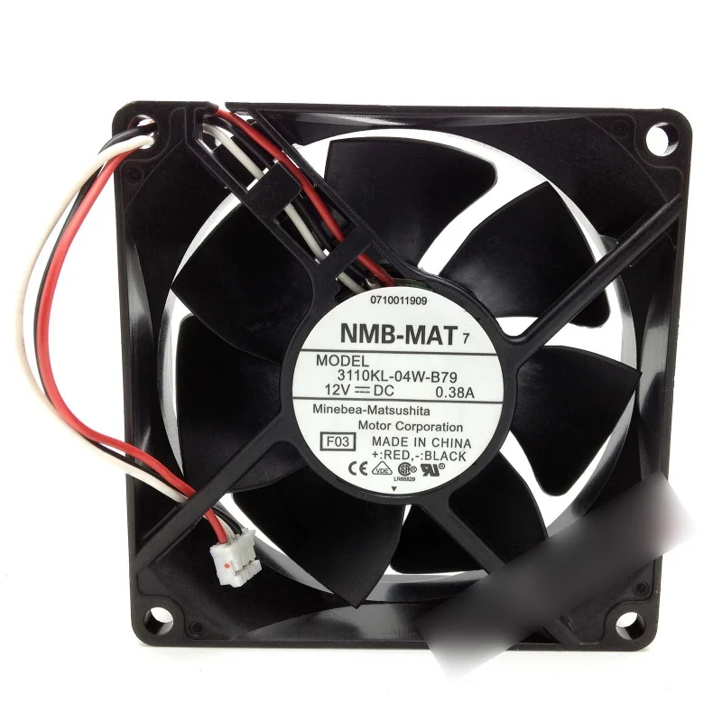 M  New NMB 3110KL-04W-B79 DC 12V 0.38A 3Pin Cooling Fan#QW