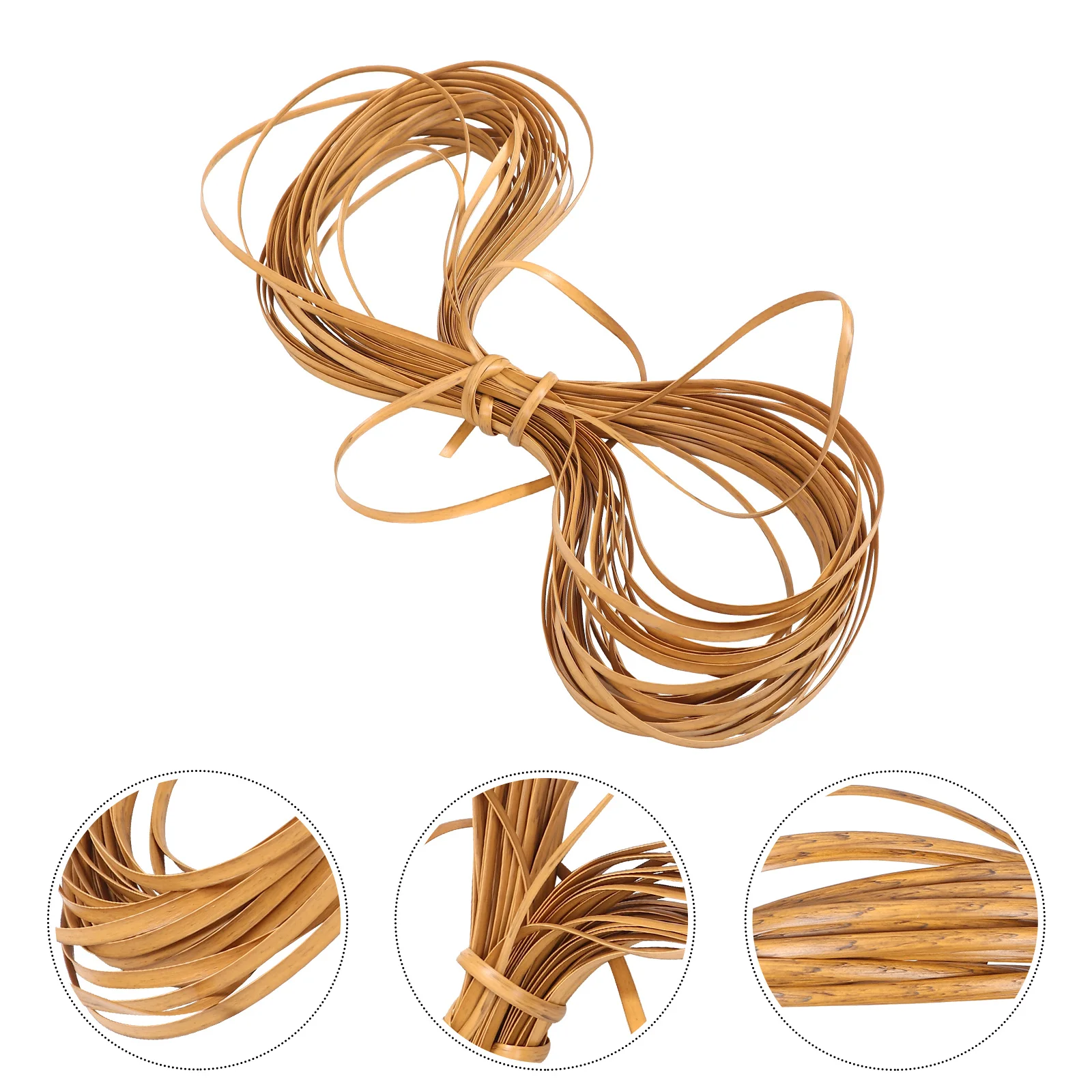 

Multifunctional Pe Rattan Material for Chair Repair DIY Cabinet Door Weaving Craft Bar Mat Flower Basket Decor Roll