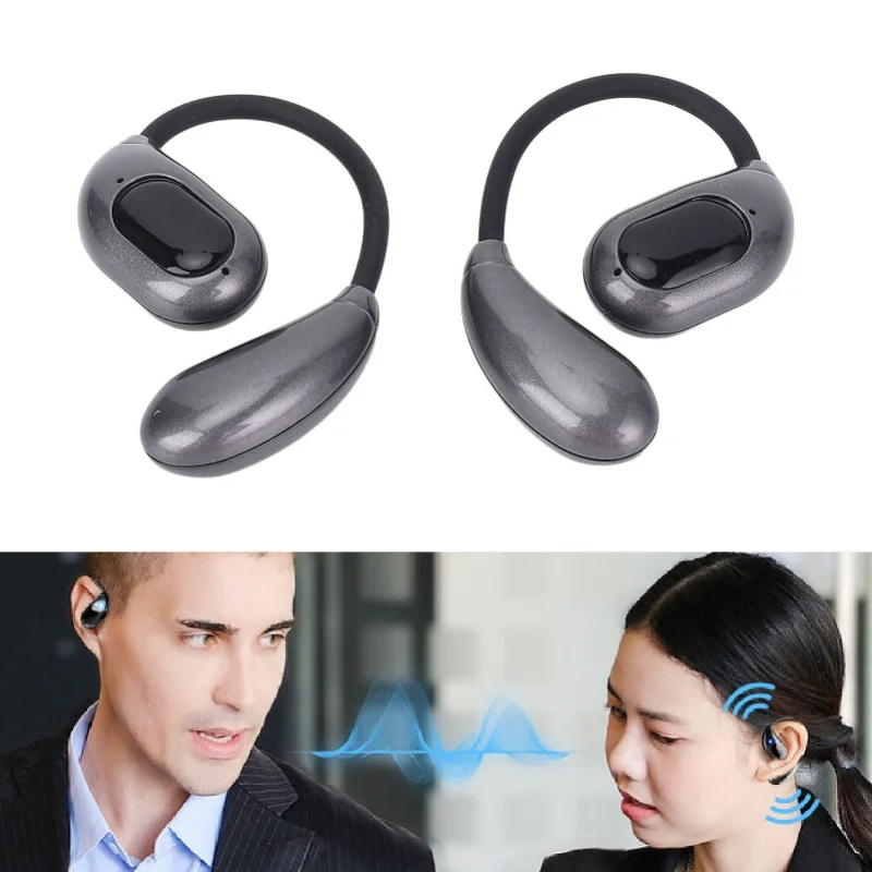 Language Translator Earbuds ANC Noise Reduction Touch Control HiFi Bluetooth Headphone Translation Device With Charging Case For