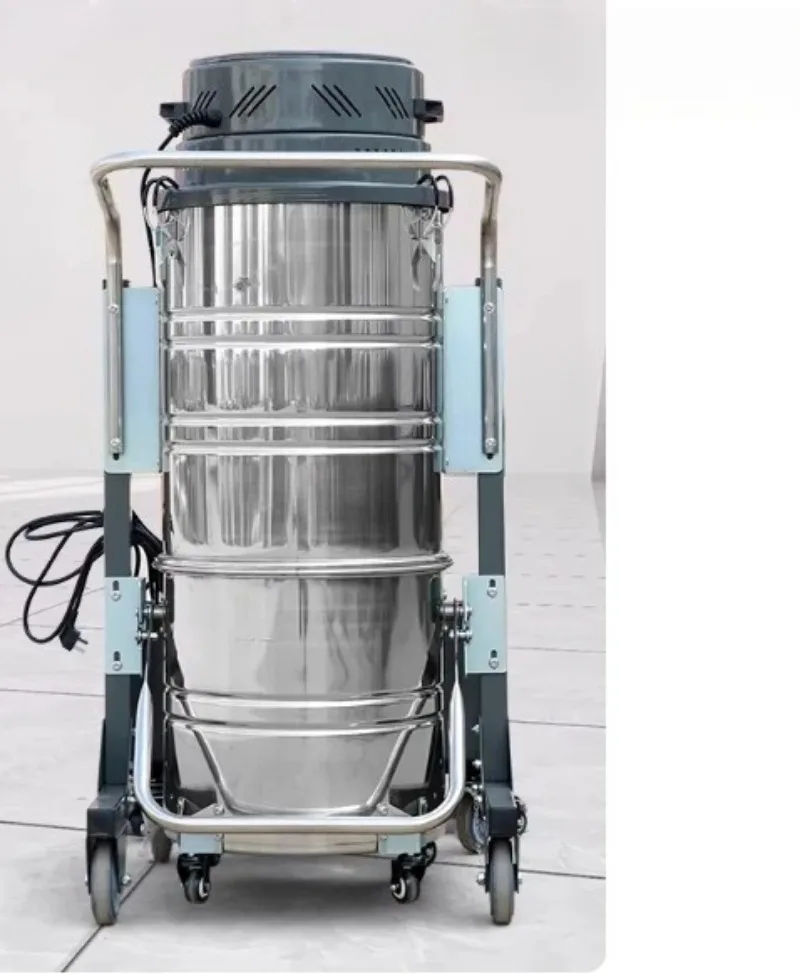 4800W Wet Dry Industrial Vacuum Cleaner, Powerful 3 Motor Shop Vac with Cyclone Separator and Filter Cleaning Function