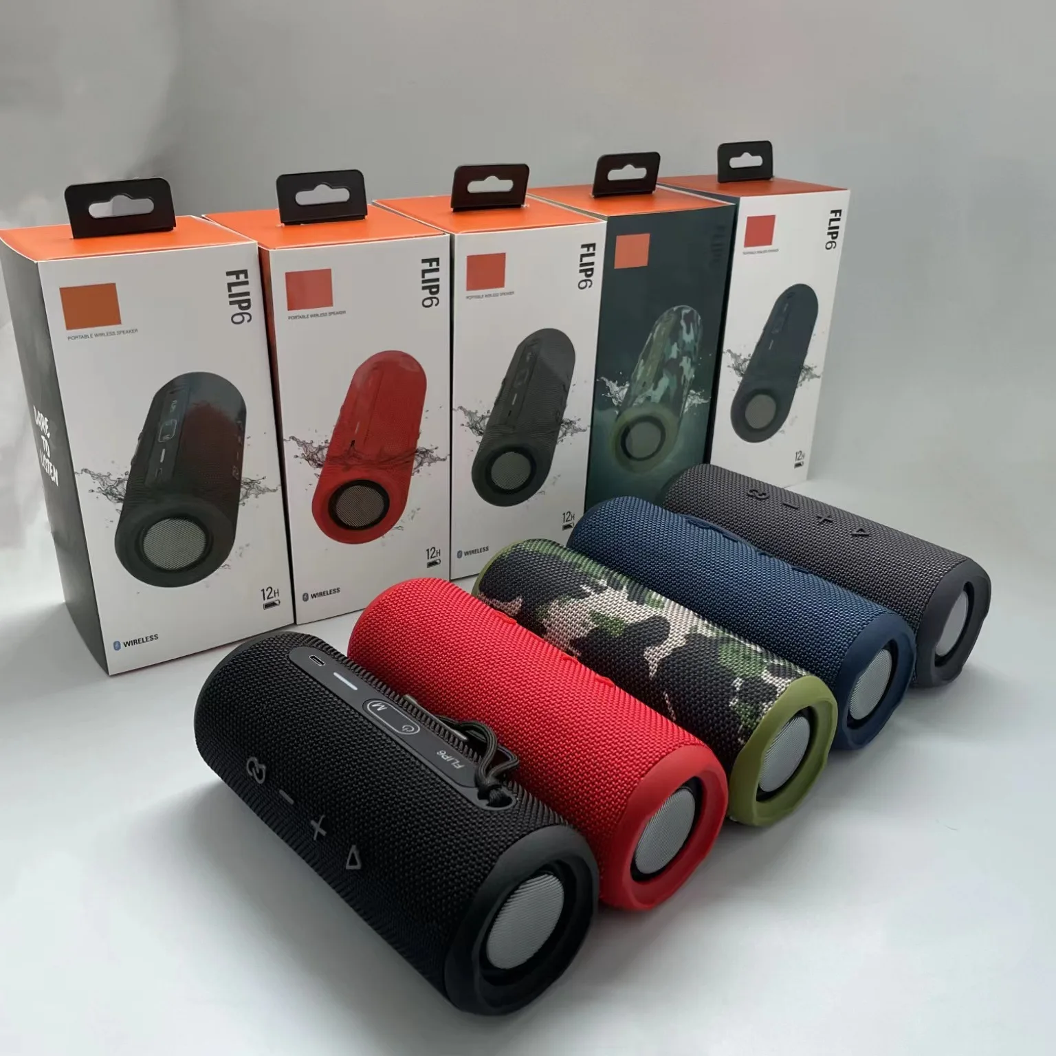 

FLIP6 Kaleidoscope Bluetooth Speaker Mesh subwoofer Outdoor plug-in TWS speaker Dual speakers