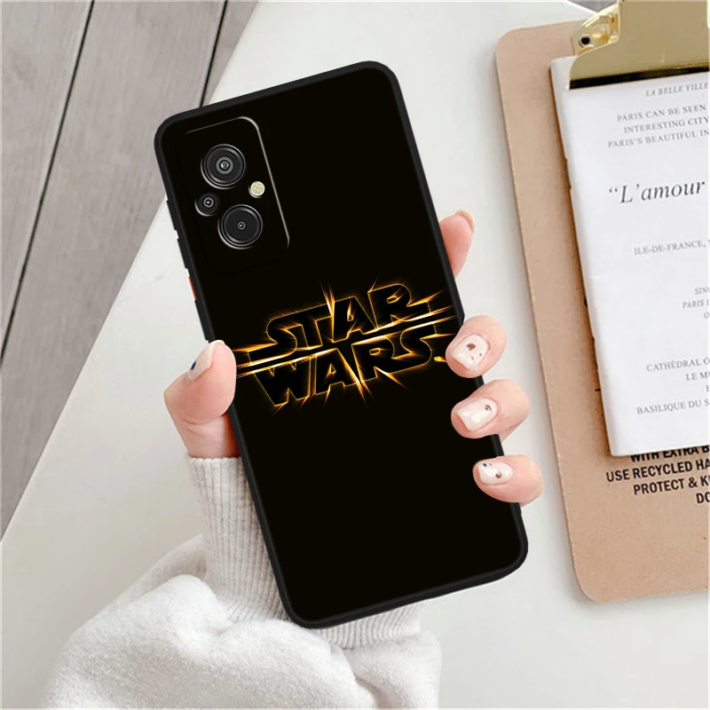 S-tar W-ars Darth Vader Yodas BB8 For Xiaomi Redmi K60 12C 12 11A A1 11 10C 10X 9T 9C 9AT 8A Pro Silicone Black Phone Case