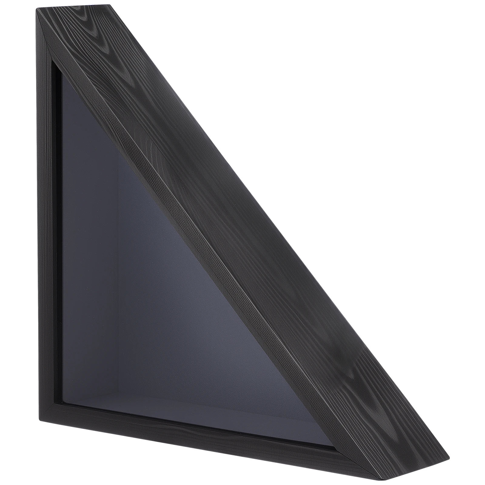 

Storage Box Triangle Wood Case For Display With Protective Display Case Wood Flag Holder Triangle Flag Container