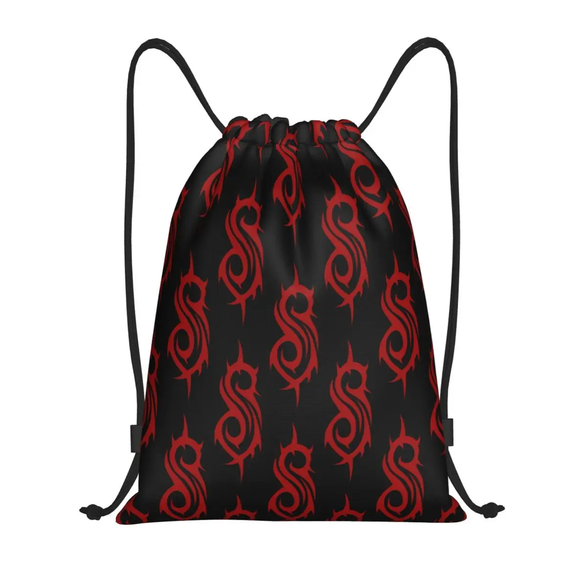 Heavy Metal Rock Slipknots Band Portable Drawstring Backpack Storage Bags Outdoor Sports Traveling Gym Yoga