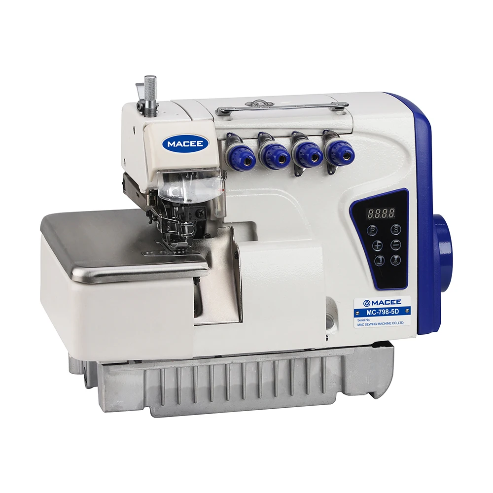 MC798-5D Industrial Super High Speed Overlock Sewing Machine 5 Threads For Sale