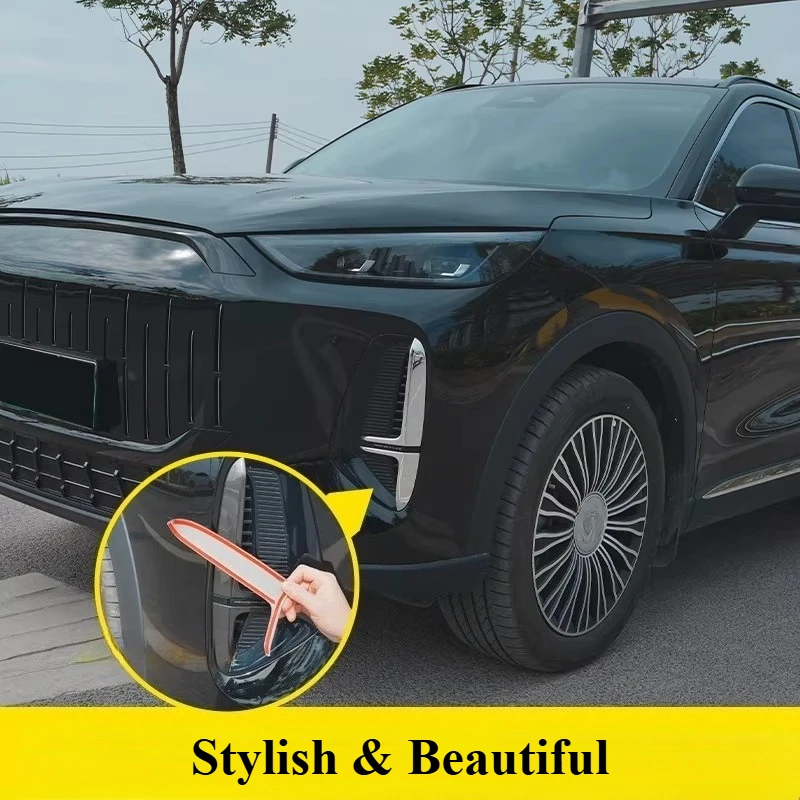 For Chery Tiggo 9/Fulwin T9 Modified Parts Body Decorative Strips Auto Exterior Fog Light Special Anti-collision Supplies Tools