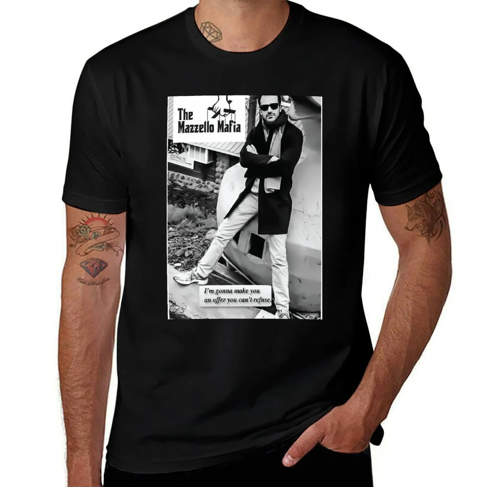 I'm gonna make you an offer you can't refuse. T-Shirt Retro Graphic Print T-Shirt