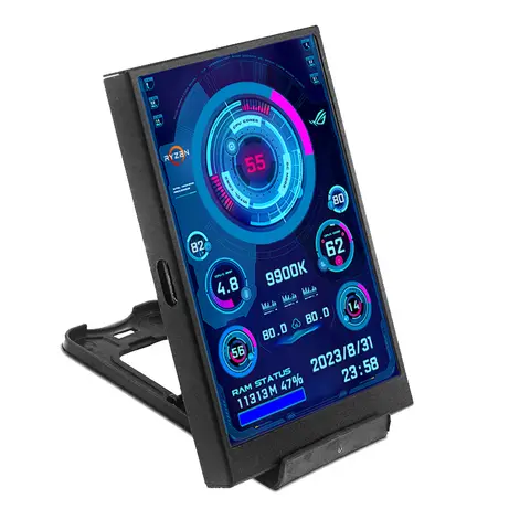 Pantalla secundaria IPS tipo C de 3,5 pulgadas para ordenador, Monitor LCD USB de 320x480 para CPU, GPU, RAM, HDD, AIDA64, Windows 10 11