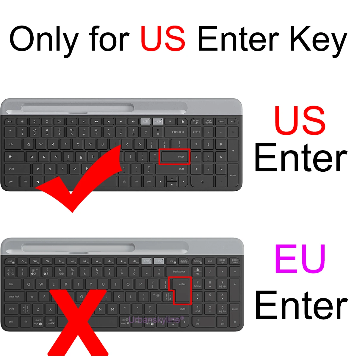 K580 Keyboard Cover for Logitech K580 k585 K470 MK470 for Logi Set Transparent Silicone Protector Skin Case Film Accessories