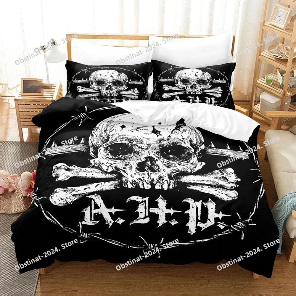 Top 3D Hip Hop Burzum Bedding Set Printed single Comforter Quilt Bed Cover Duvet Cover Pillow Case 3 Pieces Sets Kids Adult Size