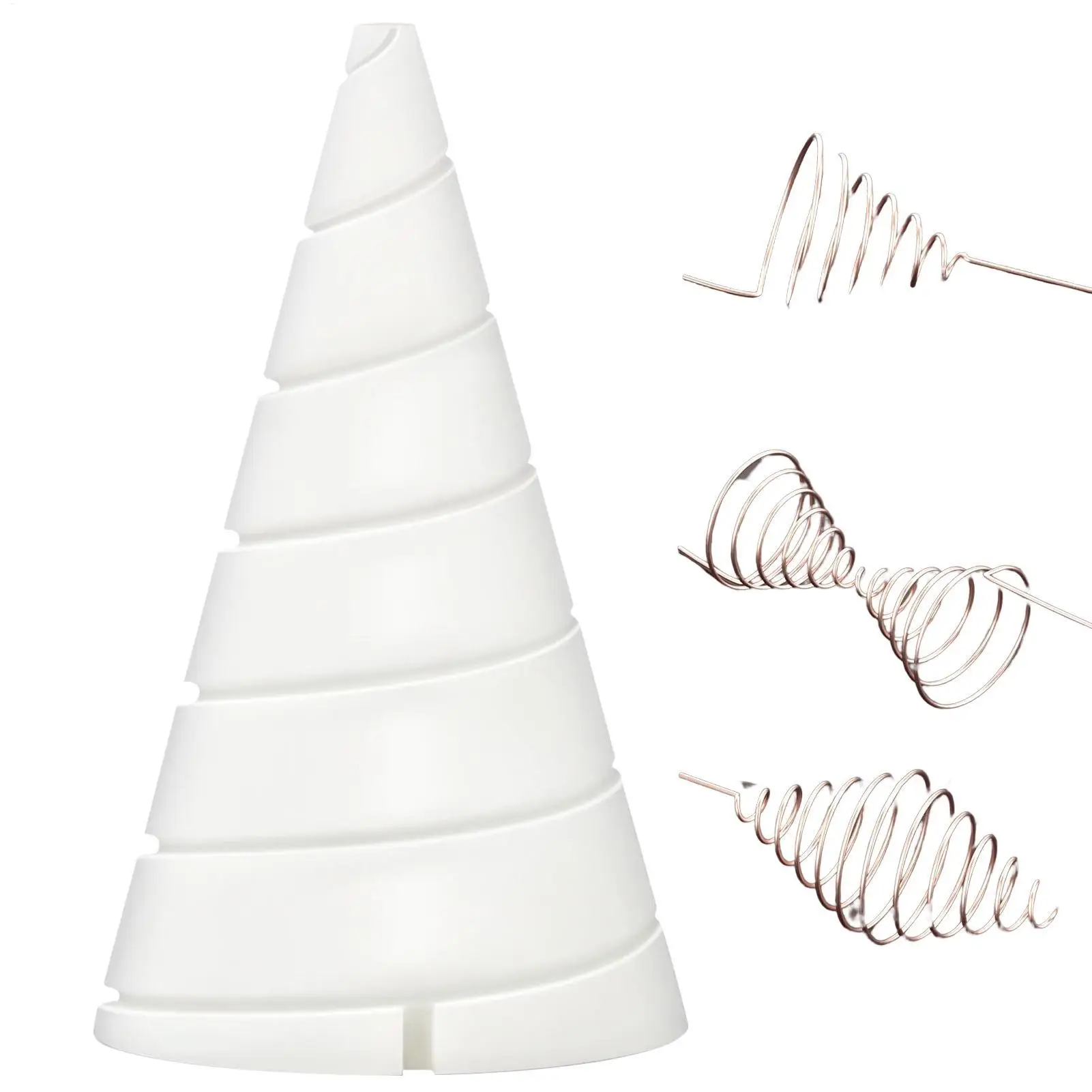 Copper Plant Antenna Sturdy Copper Wire Antenna Jig Multifunctional Coil Wire Winding Mold Reusable Plant Gardening Supplies