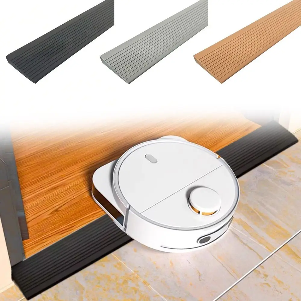 Self-Adhesive Ramp Mat Non-Slip Multi-Purpose Floor Transition Strip Easy Install 90x5cm Door Threshold Ramp Home