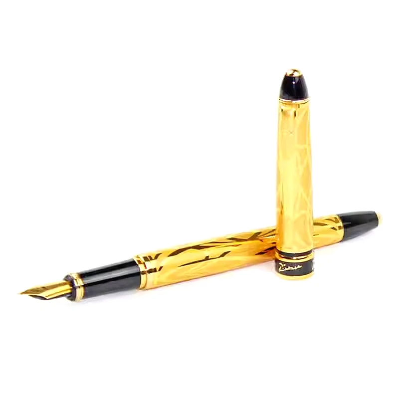 

Подарочная коробка с золотой авторучкой Пикассо в комплекте EF 0,38 мм, чернильные ручки с наконечником, конвертер в комплекте, уникальная подарочная ручка для каллиграфии и ведения журнала