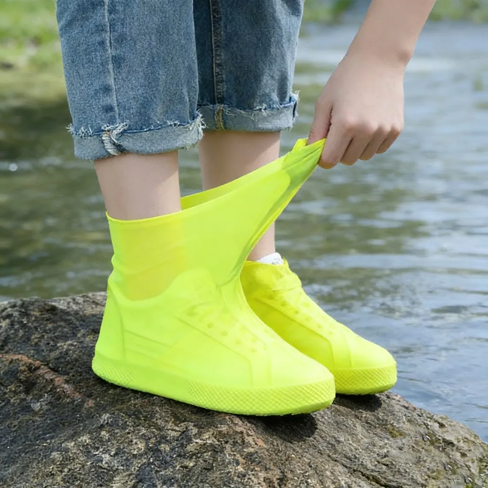 Rainy shoe covers, waterproof, anti slip, rainproof shoe covers, rain shoes, thick and wear-resistant rain shoe covers