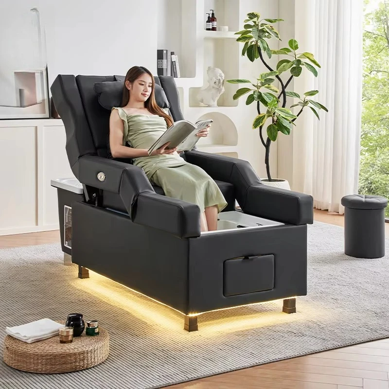 Thai Massage Bed Salon Electric Backrest Lifting Pedicure Shampoo Chair Head Spa Shampoo Bed Pedicure Massage Bed