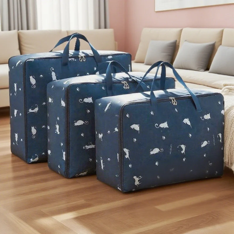 

Thickened Oxford Cloth Quilt Storage Bag Waterproof Moisture-Proof Large Capacity Clothing Organizer Bag Wholesale Clothes Movin