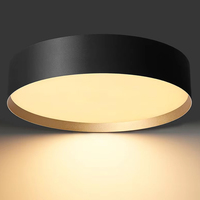 PNY led Ceiling Lights Surface Mounted Lamp Dimmable DALI Triac 0-10V Smart Home Black White Living Room Bedroom 30W 40W 50W 60W