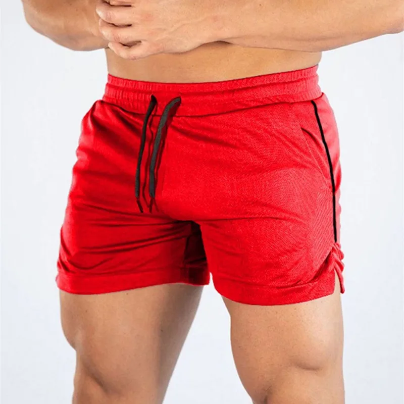 Pantaloncini fitness sportivi nuovi da uomo estivi di grandi dimensioni traspiranti ad asciugatura rapida da corsa fitness training basket tre punti