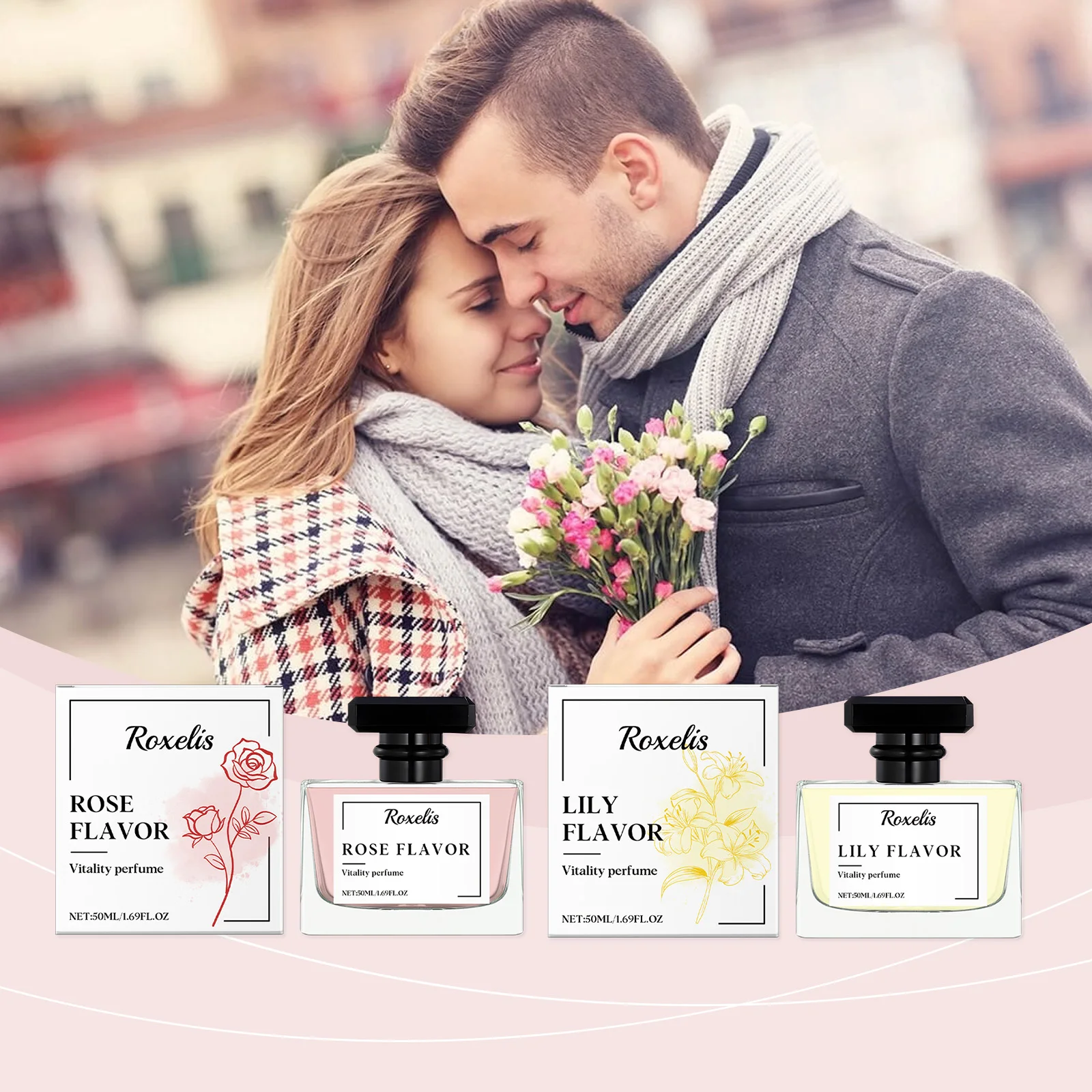 

Body Perfume Natural Essential Oil Concentrated Endure Effect Couple Date Gift Fresh Long Scent Enhance Charm Elegant Aroma