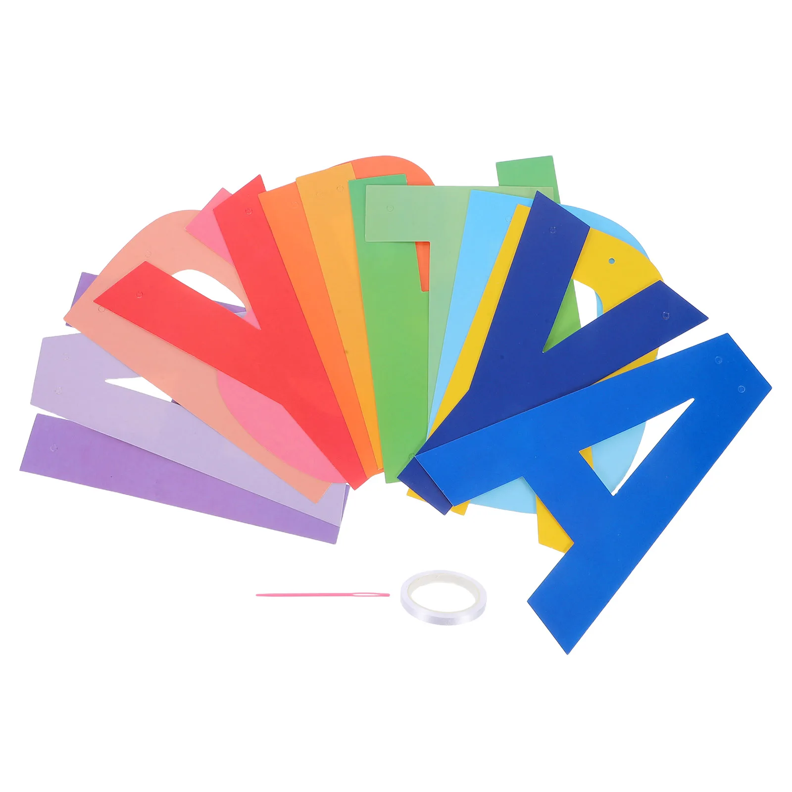 

1Set Happy Birthday Flag Banner Colorful Paper Party Decorations Festive Celebrations Supplies Happy Birthday Flag