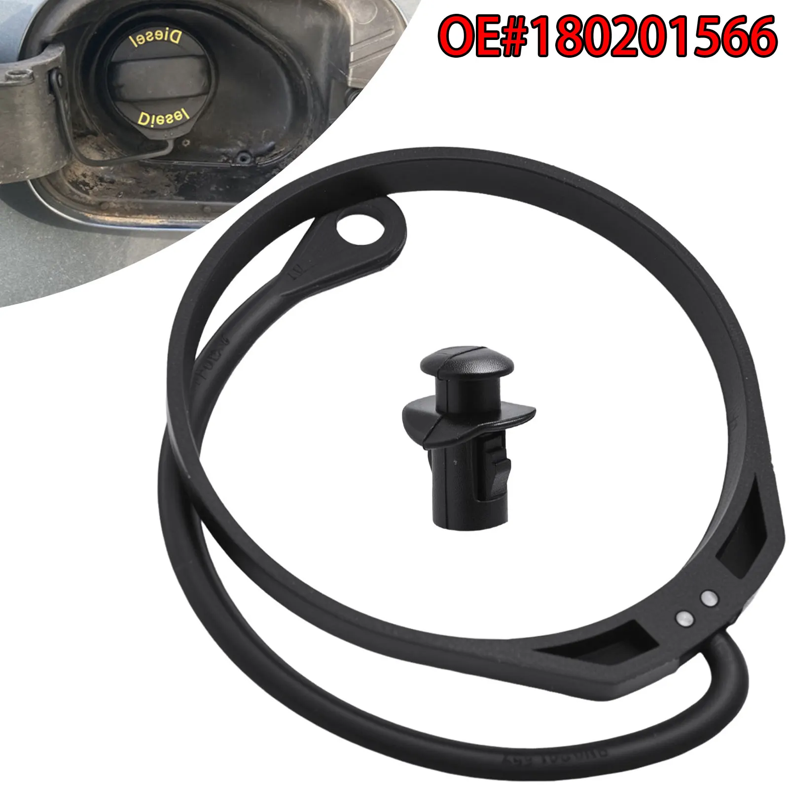 180201556 Fuel Tank Cap Retaining Strap Anti-lost Cord For Audi A4 A6 Q5 A3 A8 Q7 VW Polo Jetta Golf Tiguan Passat