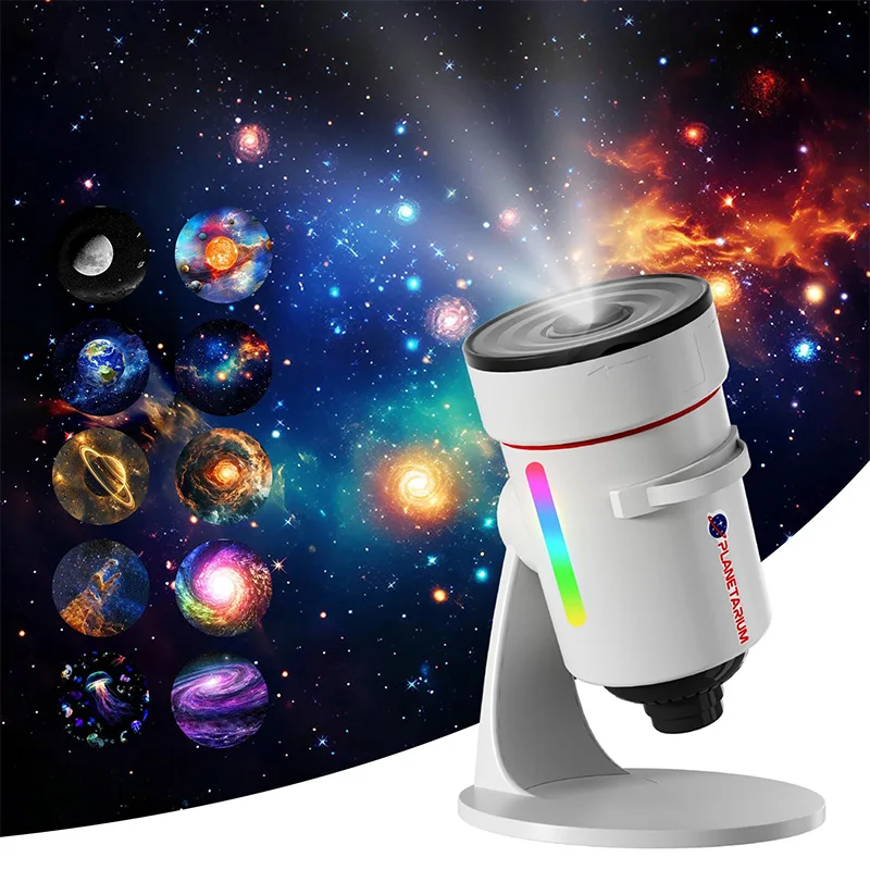 Upgraded Galaxy Star Projector LED Night Light 4K HD 10 IN 1 Planetarium Projector 360° Rotation for Bedrooms Home Theaters Room